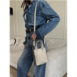 Женская кожаная сумка Richet 3261LN 930 Бежевый