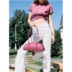 Женская кожаная сумка Richet 3265LN 971 Бордовый