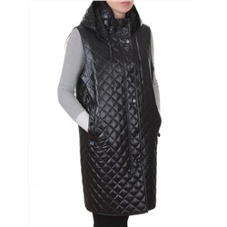 802 BLACK Жилет утепленный женский (50 гр. синтепон)