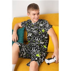 Хлопковый костюм для мальчика Happyfox