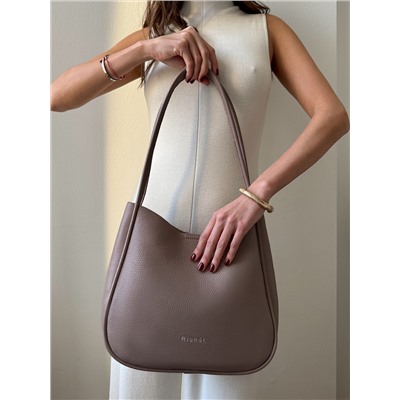 Женская кожаная сумка Richet 3143LG 612 Тауп