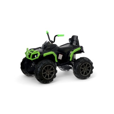 УЦЕНКА (ось не подходит (короткая), нет верхней решетки, потёртости) Электромобиль «Квадроцикл», 2 мотора, зелёная, без радиоуправления