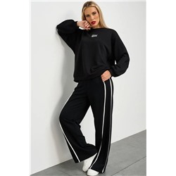 Брюки спортивные чёрные с карманами