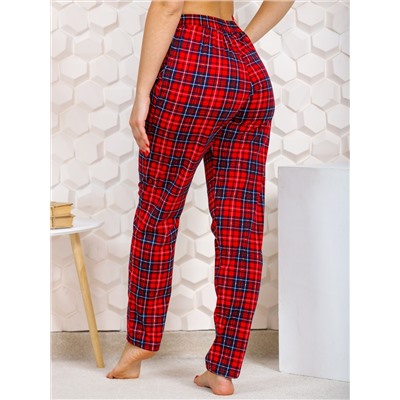 614 Брюки "Красная клетка"