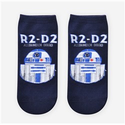 Короткие носки р.37-44 "Star Wars" R2-D2