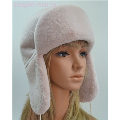 Каникулы экомех Кролик Ушанка женская (56-58)