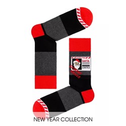 DIWARI NEW YEAR Новогодние носки "Санта-Клаус" с пушистой нитью