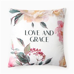 Подушка декоративная «Этель» Love and grace, 40×40 см, велюр