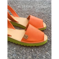 AB.Z · Pelle · mochila NAPA (630) PISTACHO+AB.ZAPATOS · 3201 naranja