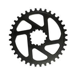 Звезда передняя для bmx Spline/socket drive 36T KENLI. /KL-C222/ Алюминий. BLACK /уп 25/100/