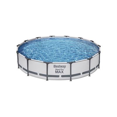 Бассейн каркасный Bestway Steel Pro MAX 56595, 427×84 см, фильтр-насос, круглый