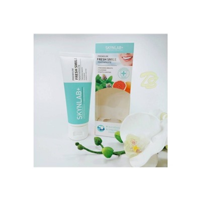 Премиальная освежающая растительная зубная паста от Skynlab, Premium Fresh Smile Toothpaste, 50 гр