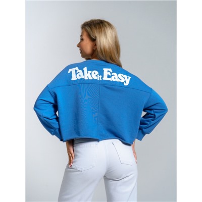 973 Свитшот "Голубой"