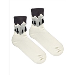 Носки р.35-40 "Mountains" Белые