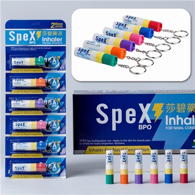 Тайский ингалятор-карандаш с БРЕЛКОМ 2 в 1 SpeX, 2 мл. (Срок 10.2025)
