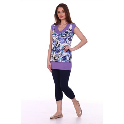 143 Туника "светлая сирень"