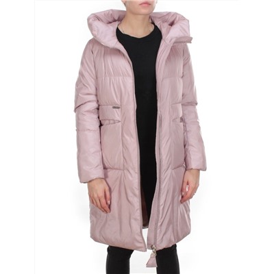 2119 PINK Пальто зимнее женское MELISACITI (200 гр. холлофайбера)
