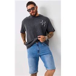 Шорты джинс FA211-0972 l.blue