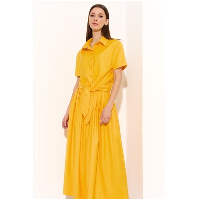 DiLiaFashion 0752 желтый, Блуза,  Юбка