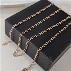 Цепочка на шею ювелирная бижутерия коллекция "Дубай", покрытие позолота, арт.314.935