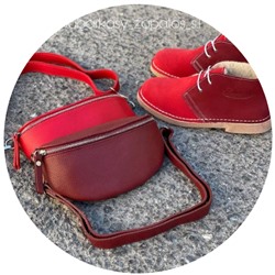 ZAPATOS · 2712 FUEGO-GRANATE+Pelle • Cinturon — ЦВЕТ СУМКИ НА ВЫБОР - АКЦИЯ