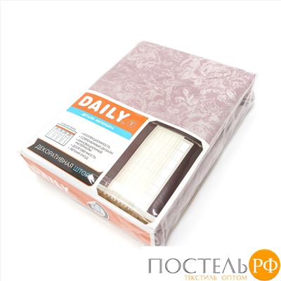 DAILY by T РОССИНИ роз. Штора на шт.ленте 200х270-1пр.,плстр.