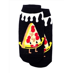 Короткие носки р.35-40 "Fast food" Пицца