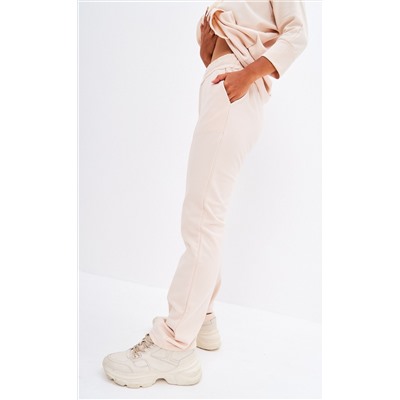 Брюки спорт F312-0851 pale beige