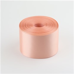 Лента атласная, 100 мм × 100 ± 5 м, цвет пудровый МИКС