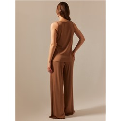 Брюки домашние женские SL HOME Soft Home, кофейные