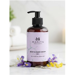 Manita Professional Парфюмированный крем для рук и тела / Iris, White Tea, Lemon Zest, 300 мл