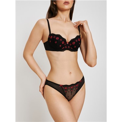 Трусы жен Longina черный Infinity Lingerie