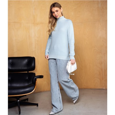 Водолазка #КТ881 (7), светло-голубой