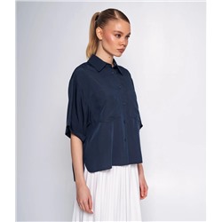 Рубашка #ОКТ095006, синий