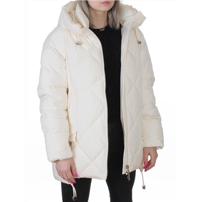 8811 MILK WHITE Куртка зимняя женская (150 гр. холлофайбер)