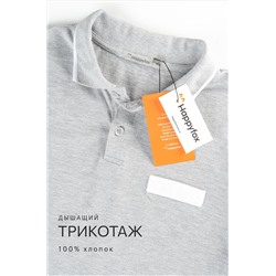 Рубашка-поло с длинным рукавом для мальчика Happyfox