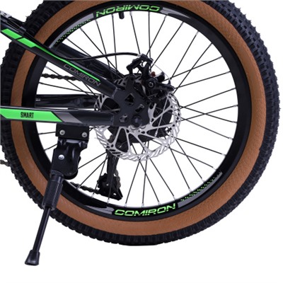 Велосипед 20" рама 10" 7sp COMIRON SMART ригид зелёный