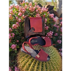 Ab.Zapatos • 3106-8 • granate+AB.Z PELLE Vera colores negro - granate АКЦИЯ