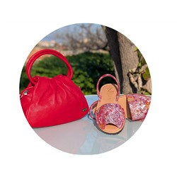 КОМБО Ab.Zapatos 320-8 Hojas Rojas + AB Zapatos PELLE · LUX Rojo АКЦИЯ