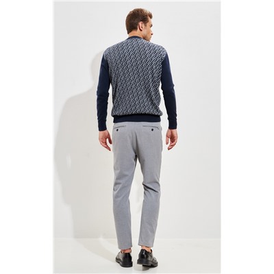 Джемпер мужской P321-15203 тёмно-синий