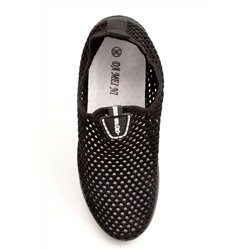 Dameini B214-1 Слипоны женские чер текстиль