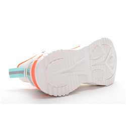 Sport + ADD DB1236-14 Кроссовки бел текстиль+кожа