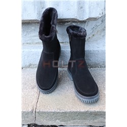 Женские зимние бежевые полусапоги  F9766-81XMB