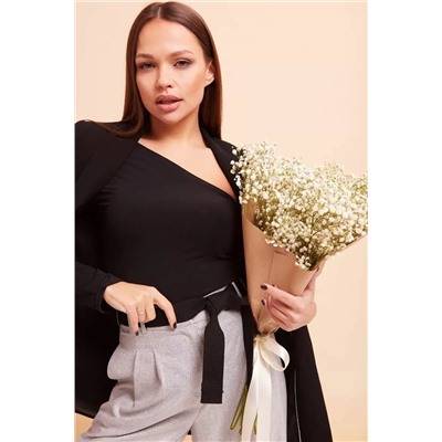 COCOCO 11183 чёрный/серый, Блуза,  Брюки