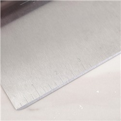 Шпатель кондитерский с размерной линейкой, 15.5×13 см, МИКС