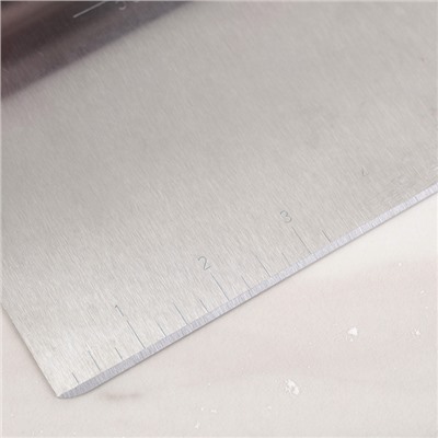 Шпатель кондитерский с размерной линейкой, 15.5×13 см, МИКС