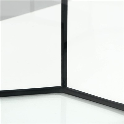 Аквариум «Восьмигранный» с крышкой, 50 л, 33×33×60/67 см, венге