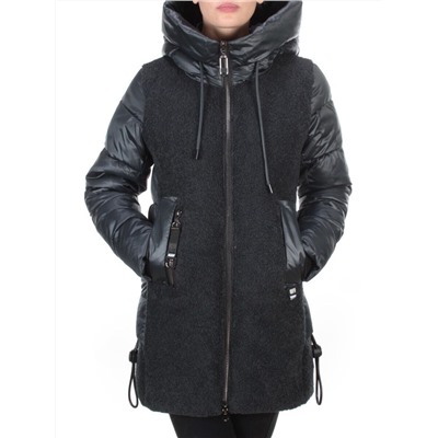 D6816 DARK GREEN Куртка зимняя женская  KARERSITER (200 гр. холлофайбера)