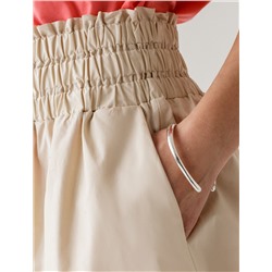 Юбка из легкого хлопкового поплина