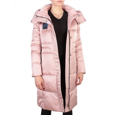 9110 PINK Пальто зимнее женское FLOWERROVE (200 гр. холлофайбера)